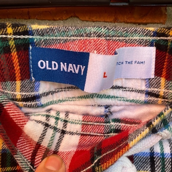 Old Navy Womens Large Red Plaid Pajama Pants - Picture 4 of 8